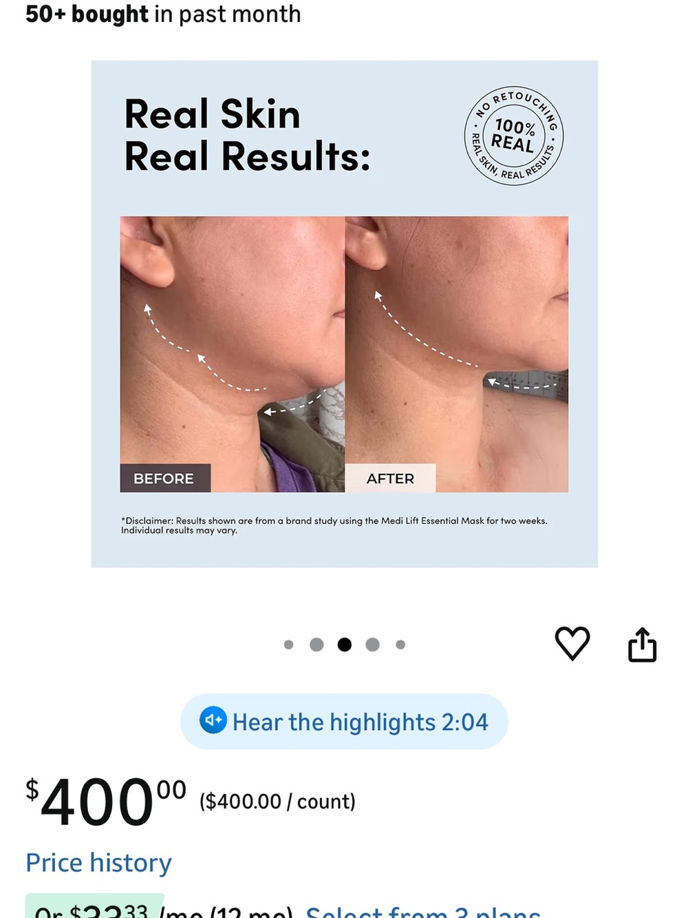 GET SNATCHED - EMS device. Facial Lifting Mask for Women